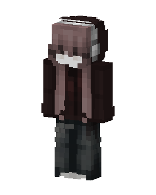 Brown Gamer Minecraft skin