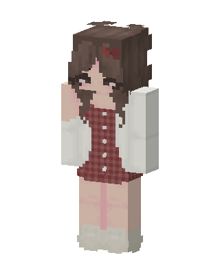 Brown Student Girl Minecraft skin