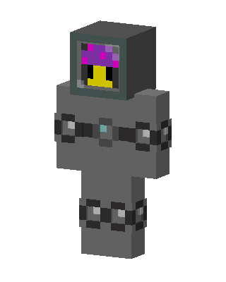 Screen Head Bot skin, 3D preview
