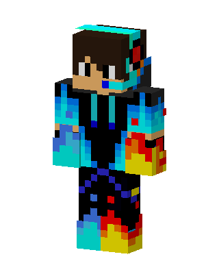 Fire And Ice Minecraft skin