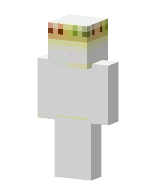 Flower Crown Ghost skin, 3D preview