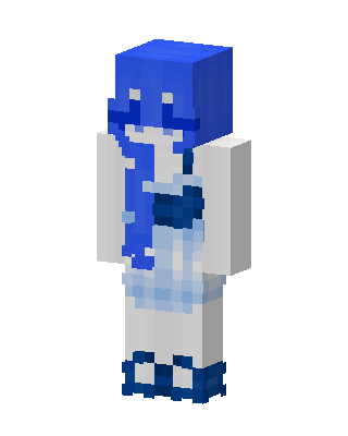 Blue Mob Boy skin, 3D preview