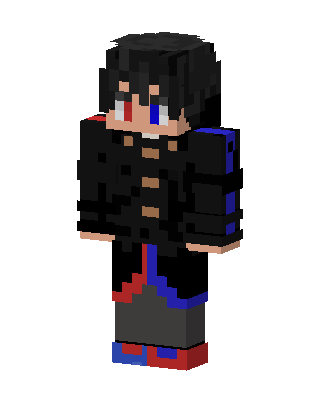 Red Blue Rebel skin, 3D preview