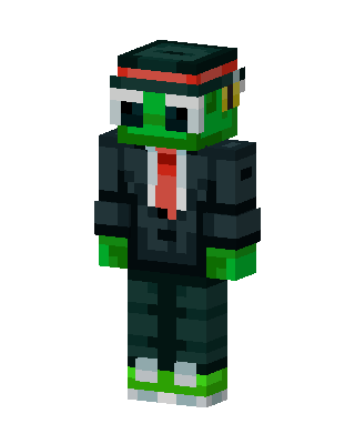 Frog In Suit skin, 3D preview