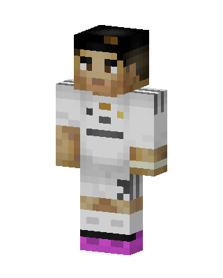 Pink Boots Footballer skin, 3D preview