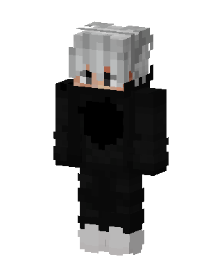 Shadow Hoodie Boy skin, 3D preview
