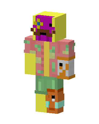 Tropical Fish Hawaiian Minecraft skin