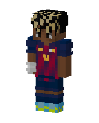 Blaugrana Jersey Kid skin, 3D preview