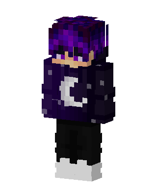 Purple Emo Boy Minecraft skin