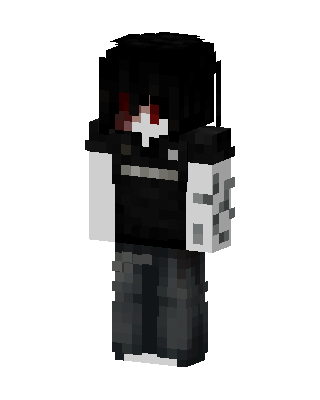 Black Player Boy skin, 3D preview