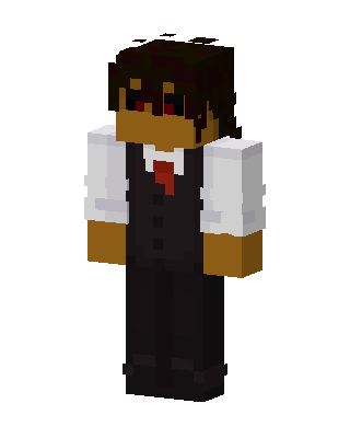 Black Suit Boy skin, 3D preview