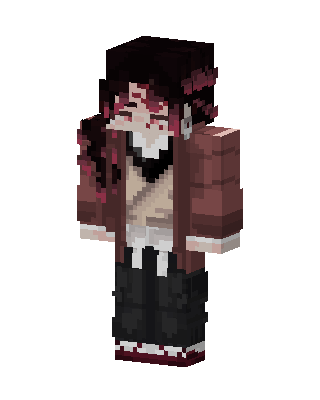 Crimson Hoodie skin, 3D preview