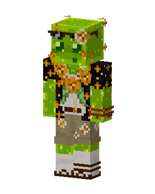 Green Mob Girl Minecraft skin