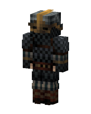 Chainmail Warrior Minecraft skin