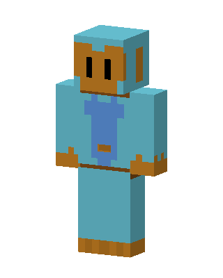 Teal Animal skin, 3D preview