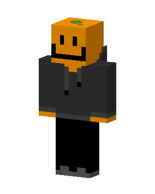 Pumpkin Hoodie Minecraft skin