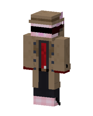 Trench Coat Detective skin, 3D preview