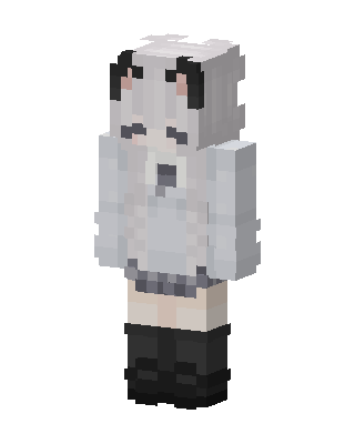 Snowy Hoodie Girl Minecraft hoodie skin