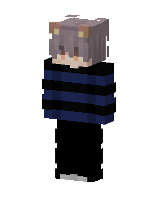 Striped Bear Boy Minecraft skin
