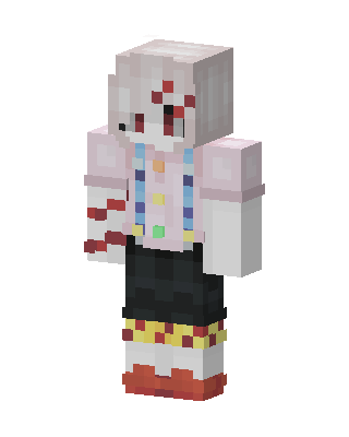 White Cutie Girl skin, 3D preview