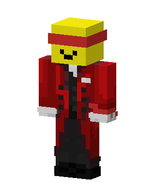 Lego Red Coat Minecraft skin
