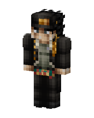 Black Player Boy skin, 3D preview
