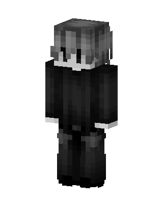 Monochrome Boy skin, 3D preview