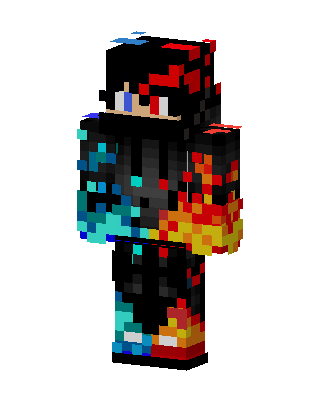 Black Hero Boy skin, 3D preview