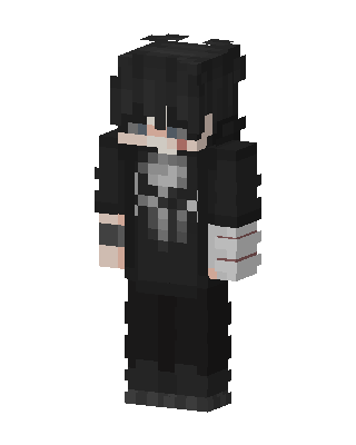 Black Hero Boy skin, 3D preview