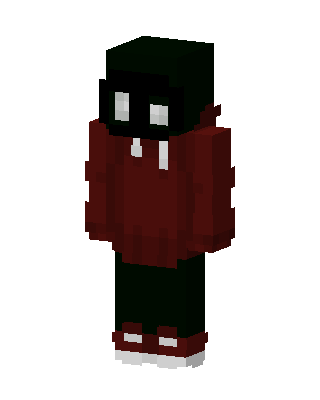 Black Villain Boy skin, 3D preview