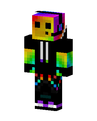 Black Gamer Boy skin, 3D preview