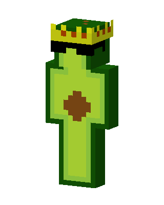 Green Royal Minecraft skin