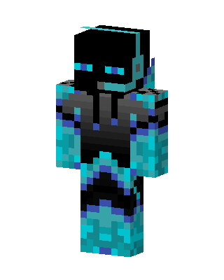 Cyan Hero Boy Minecraft PvP skin