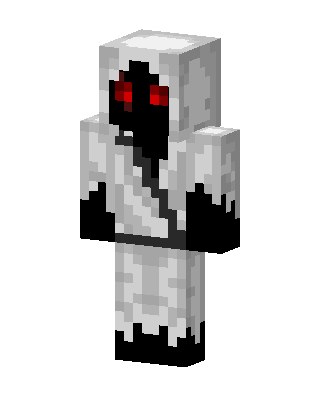 White Hooded Villain skin, 3D preview