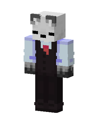 Suited Panda skin, 3D preview