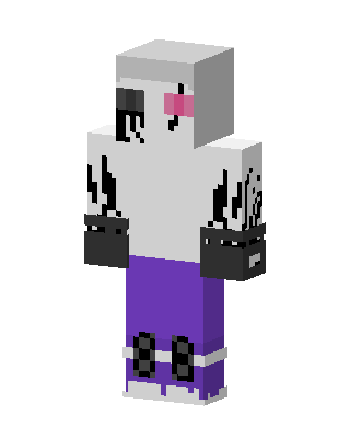 White E-Girl Minecraft skin
