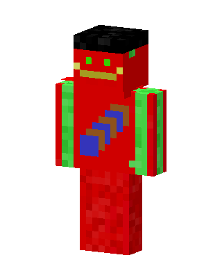Red Book Monster skin, 3D preview