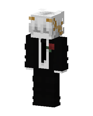 Rose Tuxedo Ghost skin, 3D preview