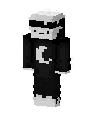 Moon Hoodie skin, 3D preview