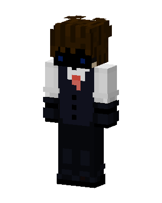 Black Villain Boy skin, 3D preview