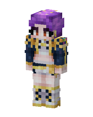 Violet Noble skin, 3D preview