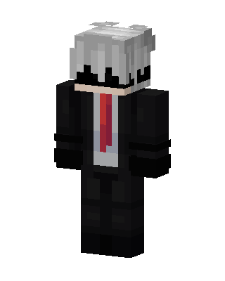 Black Suit Boy skin, 3D preview