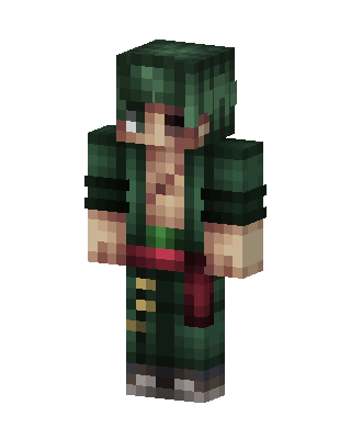 Roronoa Zoro Minecraft skin