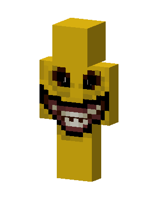 Yellow Costume skin, 3D preview