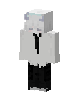 White Suit Boy skin, 3D preview