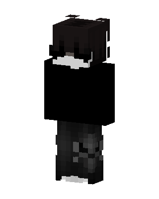Black Ninja Boy skin, 3D preview