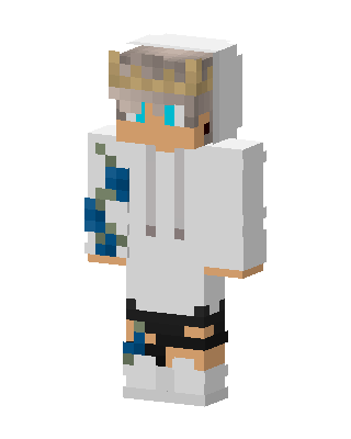 White Hoodie Boy Minecraft hoodie skin