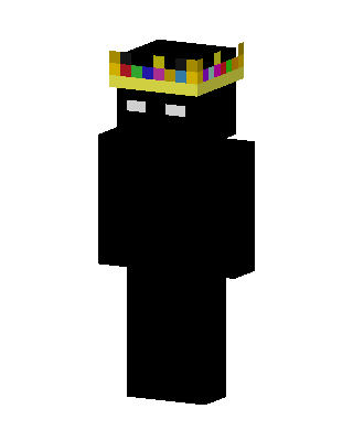 Crowned Enderman Minecraft skin