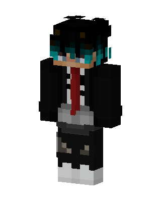 Teal Goggle Boy skin, 3D preview