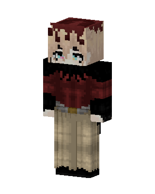 Crimson Sweater skin, 3D preview
